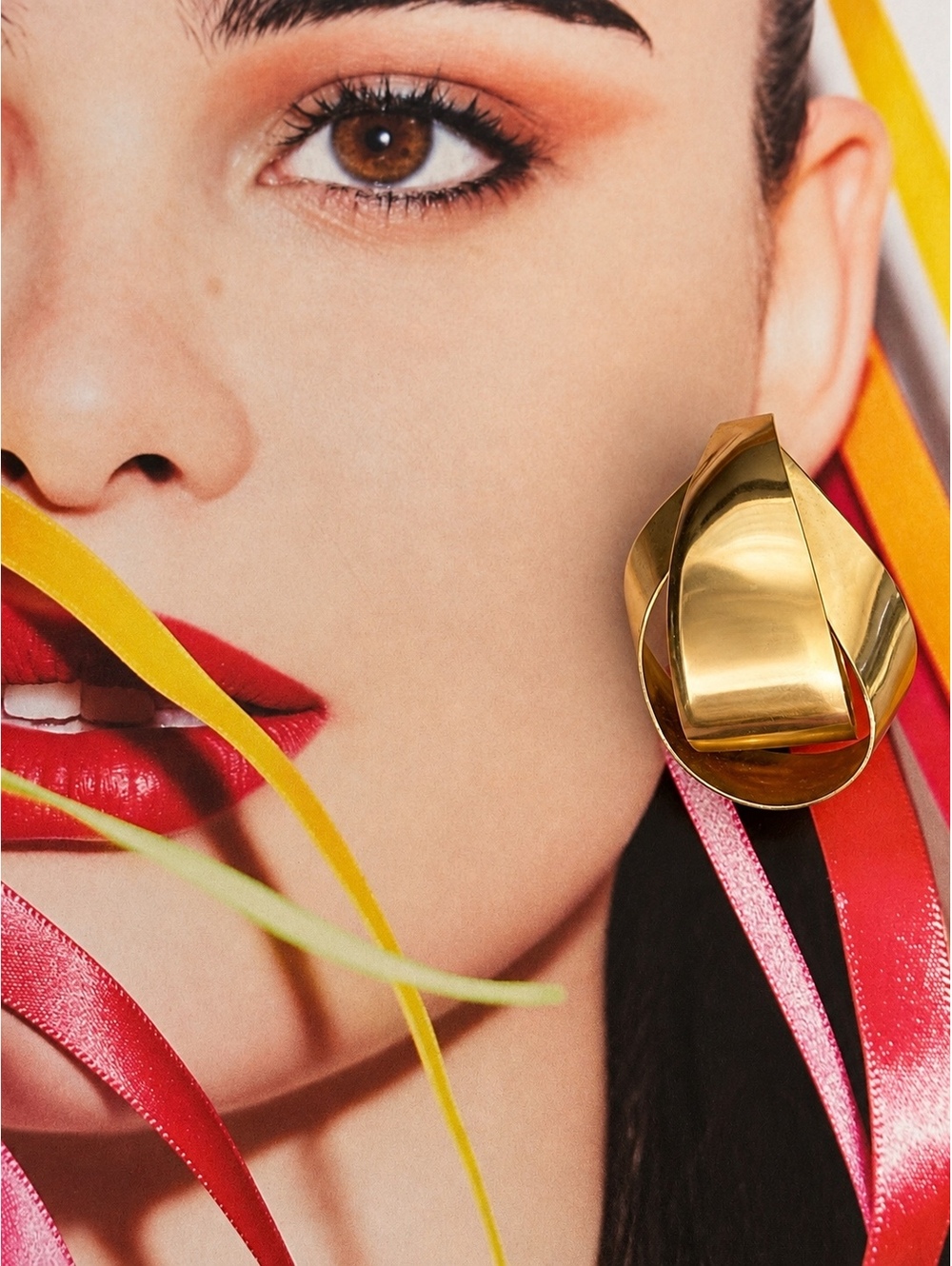 80’s Goldtone Statement Earrings